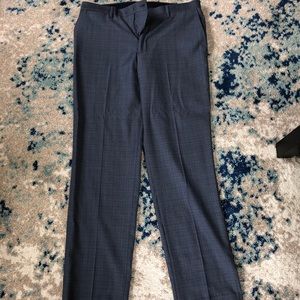 Blue Striped Banana Rep. Dress Slacks/Suit Pants